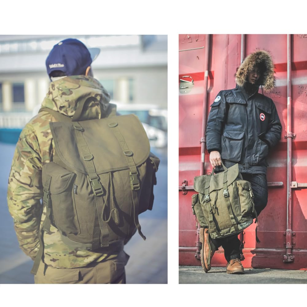 Amazon.com | WW2 German Mountain Bag Vintage High Capacity